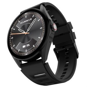 Round Dial Rotating Crown Smart Watch